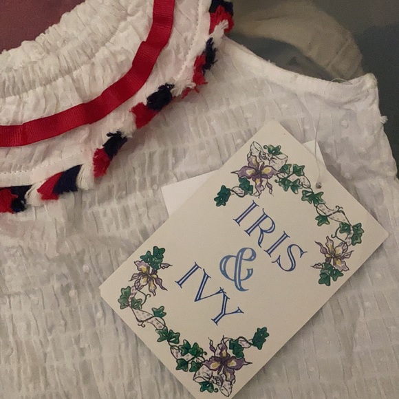 ◽️Iris & Ivy Size 2/2T Dress RED, WHITE & BLUE *NWT* - Picture 5 of 6